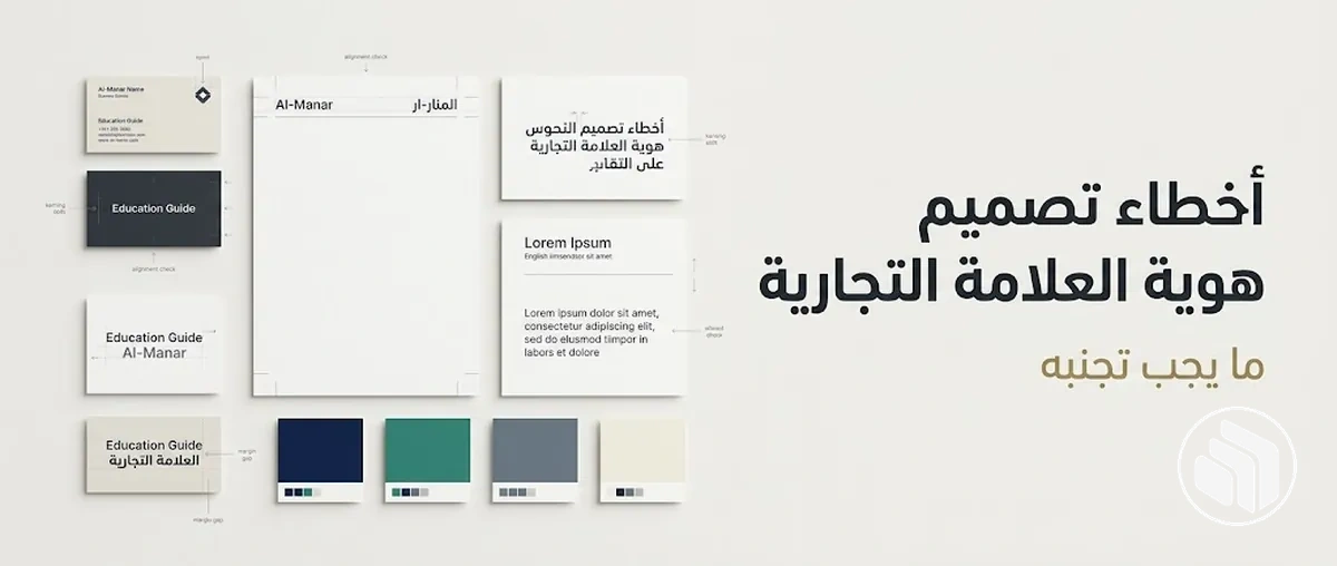 أمثلة على أخطاء شائعة في تصميم هوية العلامة التجارية