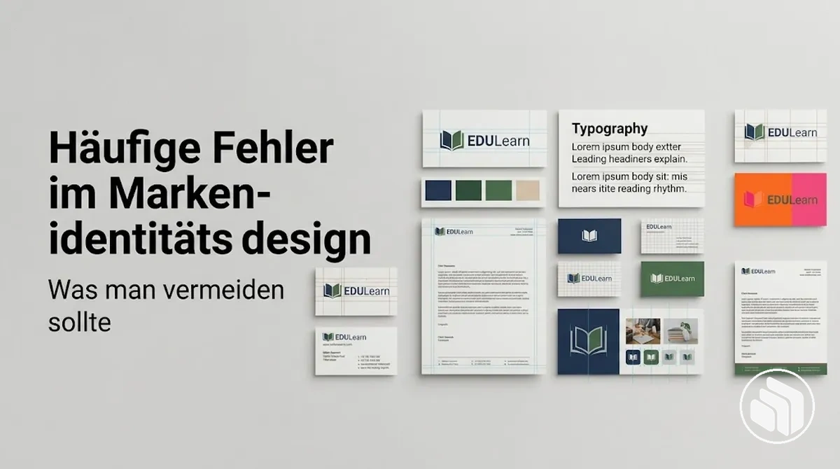 Beispiele für häufige Fehler beim Markenidentitätsdesign