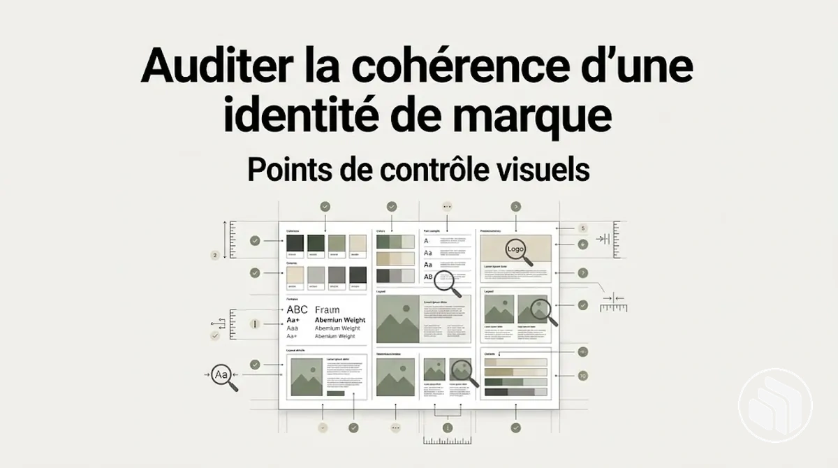 Audit de la cohérence de l’identité de marque avec des points de contrôle visuels