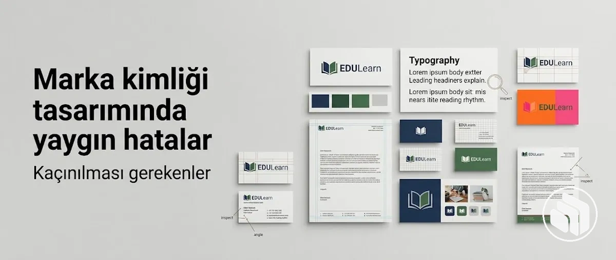 Yaygın marka kimliği tasarımı hatalarına örnekler